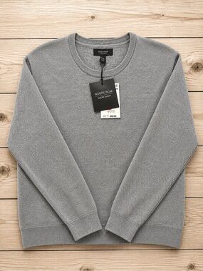 NWT Nordstrom Men’s Gray Waffle Knit Crewneck Sweater 3XL Big Tall